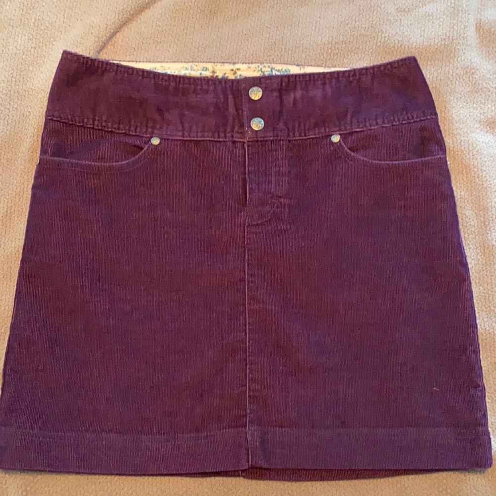 Athleta corduroy skirt